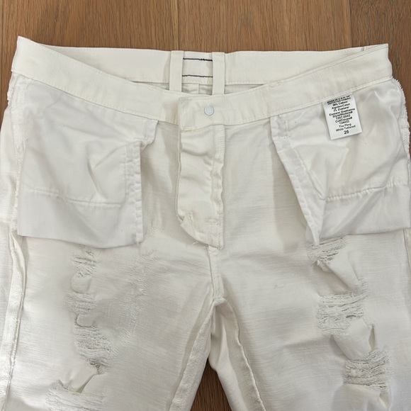 CURRENT/ELLIOT The Fling Jeans in Tattered White - Size 26 - Picture 11 of 16